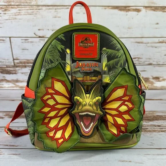 Universal Orlando Jurassic World Loungefly Backpack Park Wallet
